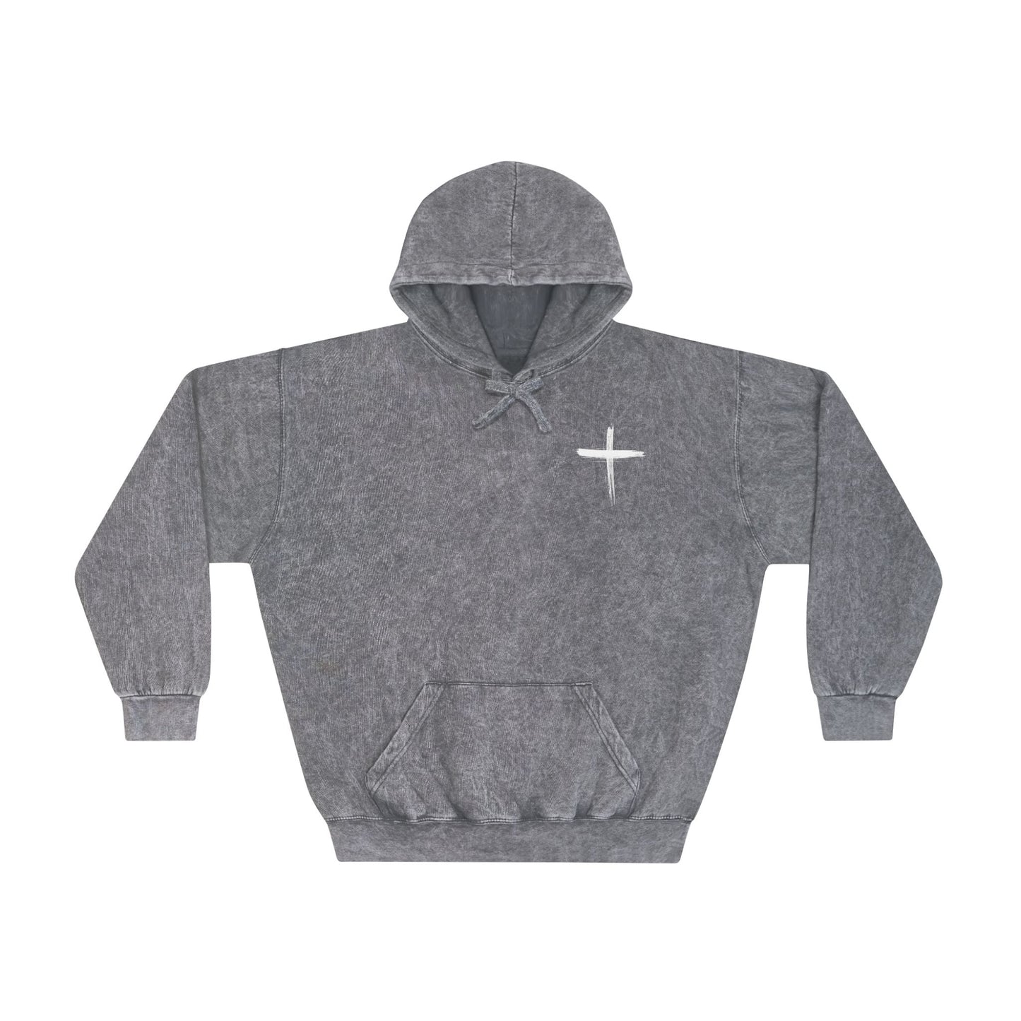 Graffiti Quote Mineral Wash Hoodie