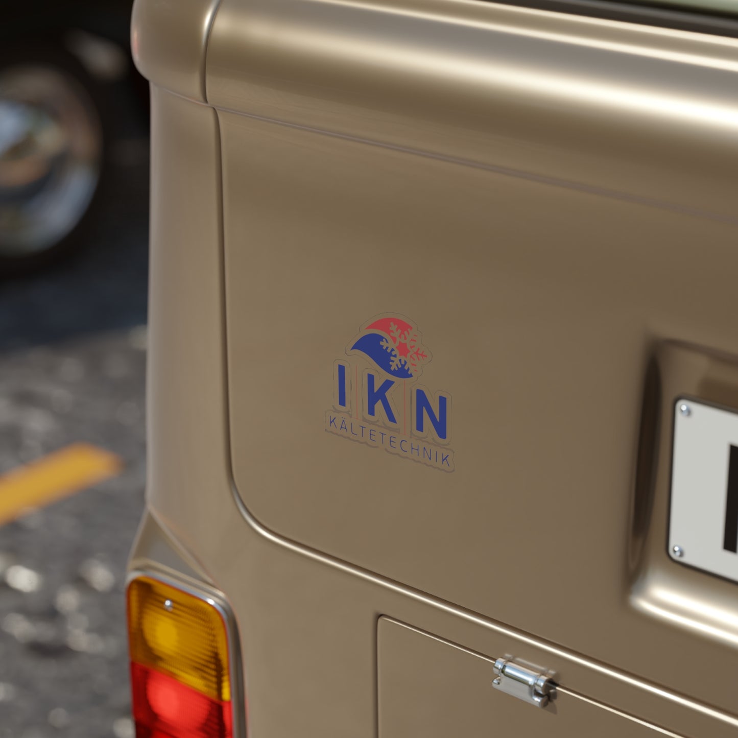 iknTransparent Outdoor Stickers
