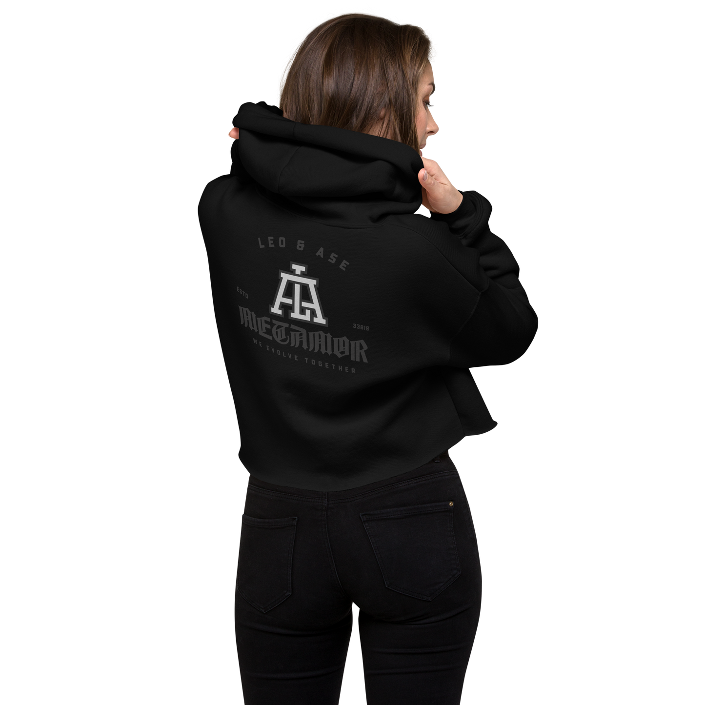 Metamor Crop-Hoodie