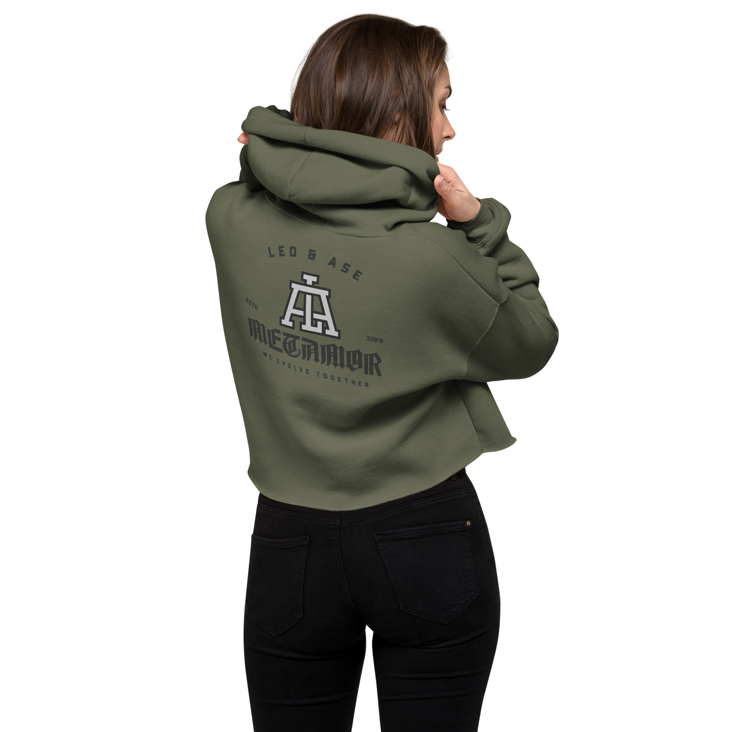 Metamor Crop-Hoodie