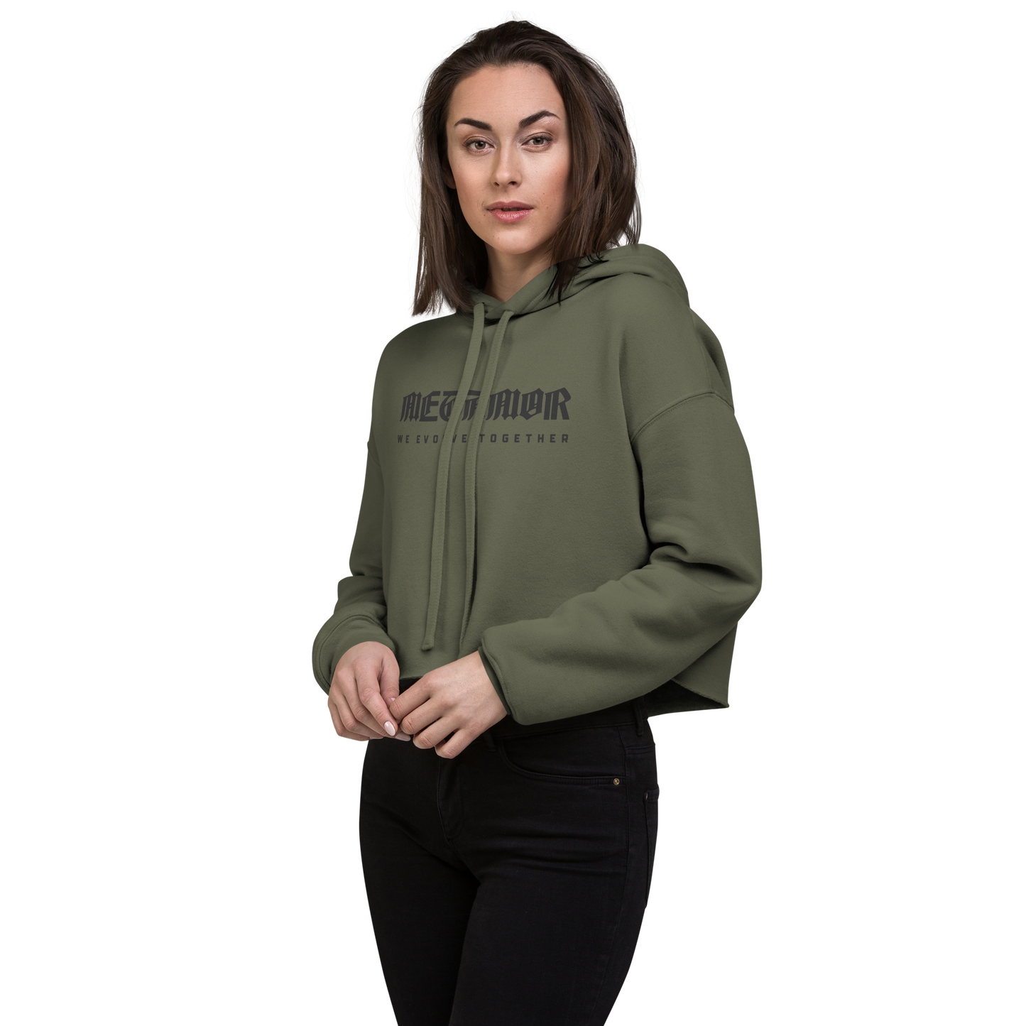 Metamor Crop-Hoodie