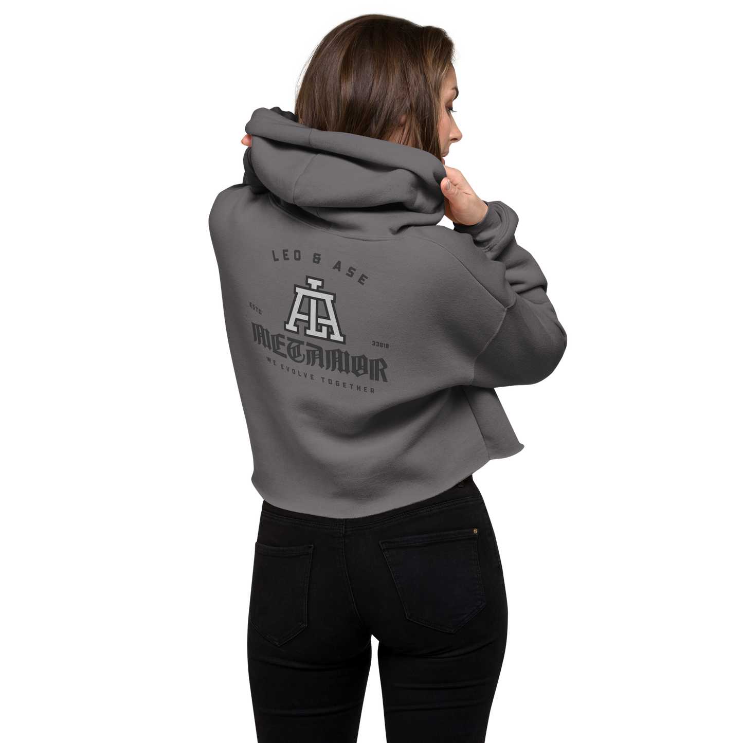 Metamor Crop-Hoodie