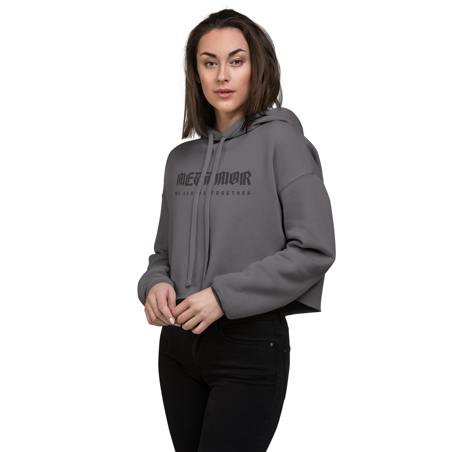 Metamor Crop-Hoodie