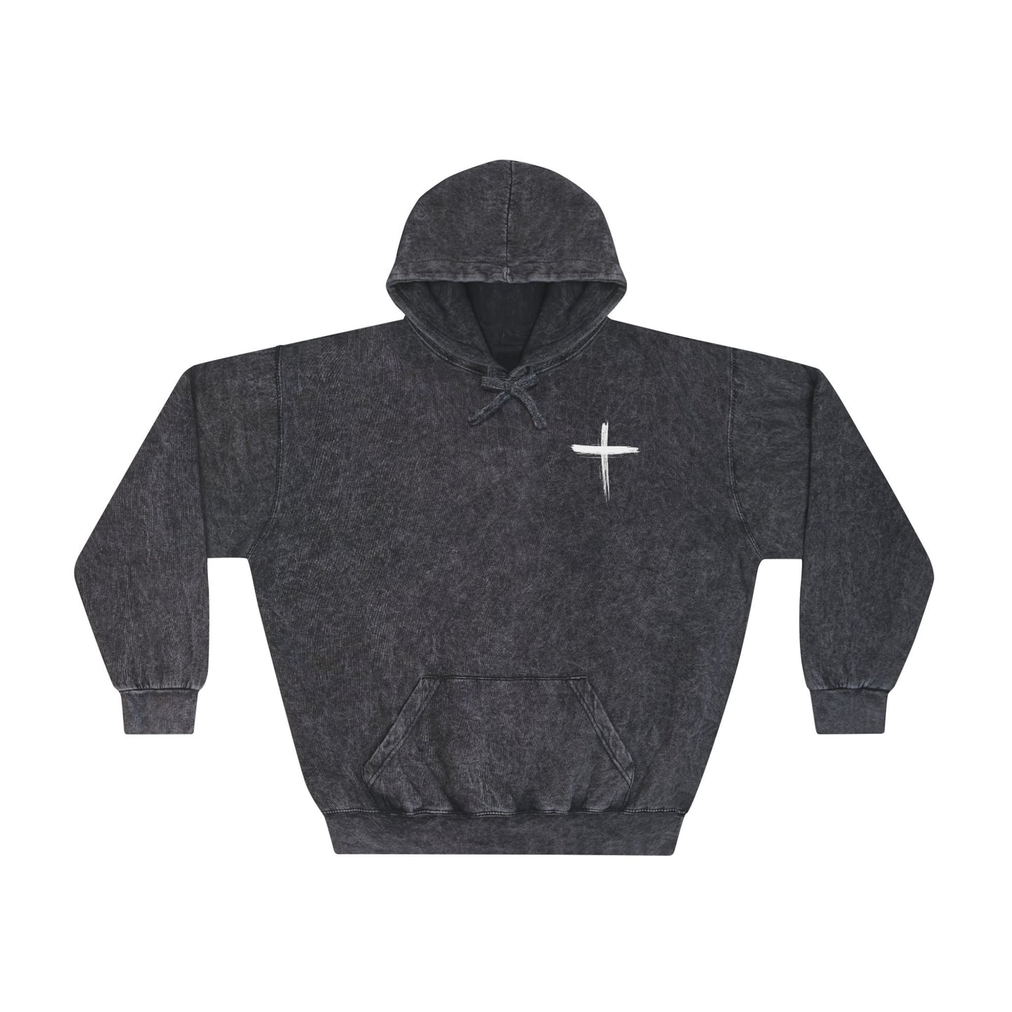 Graffiti Quote Mineral Wash Hoodie