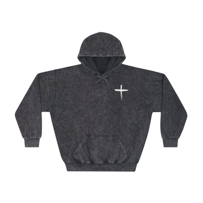 Graffiti Quote Mineral Wash Hoodie