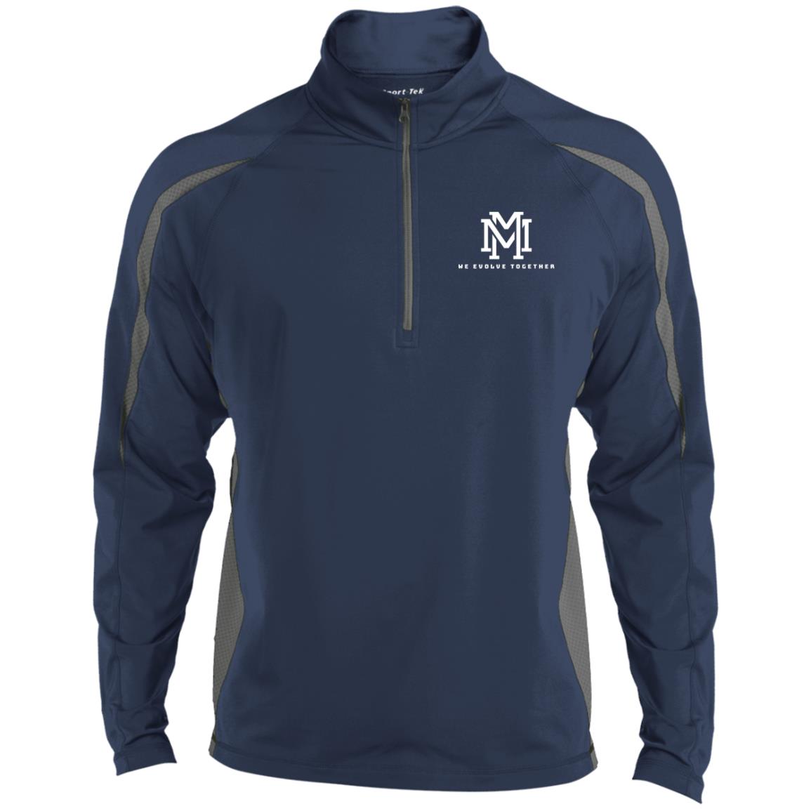 Men's Sport Wicking Colorblock 1/2 Zip