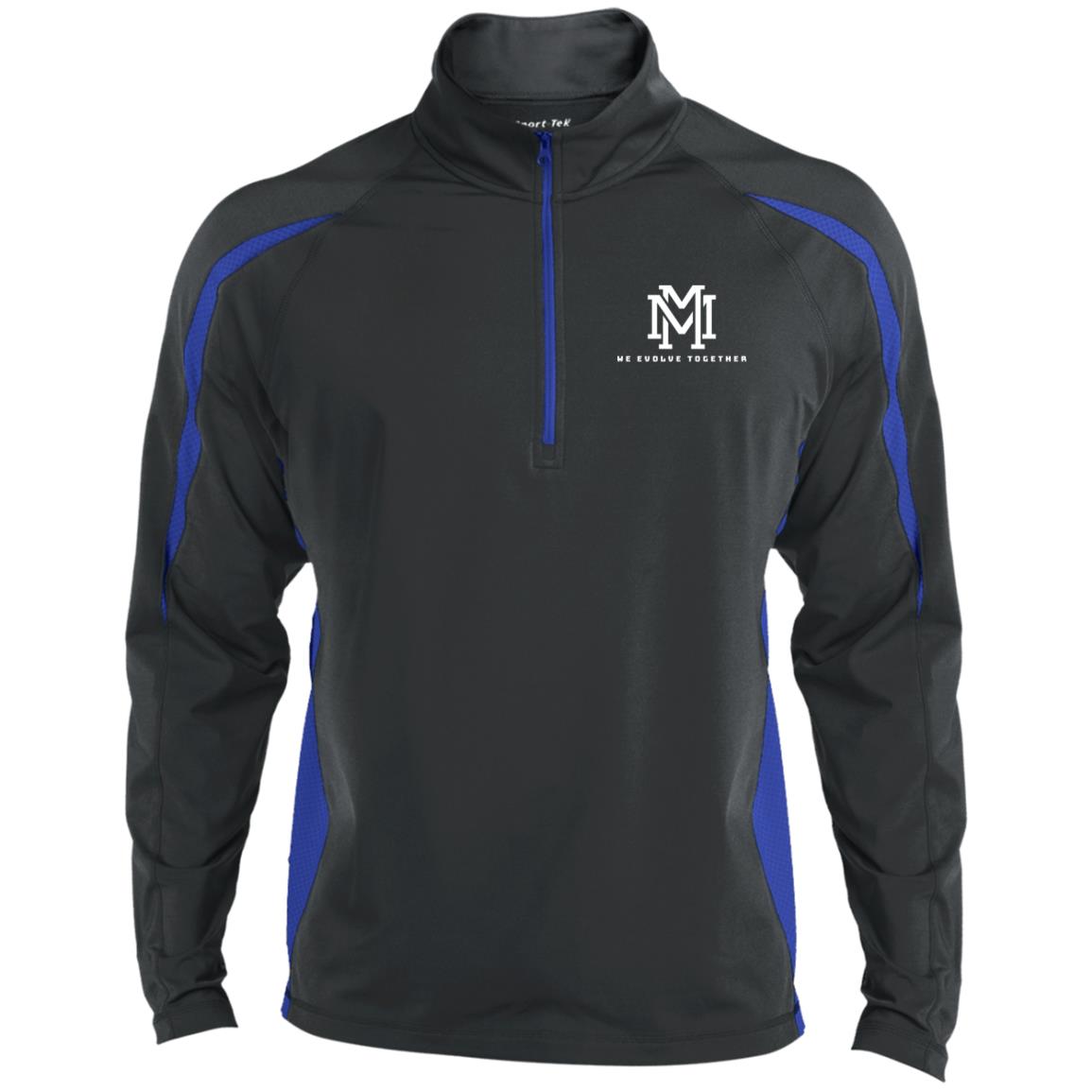 Men's Sport Wicking Colorblock 1/2 Zip